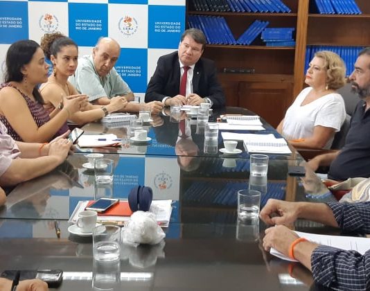 DE, progressão automática e direitos dos substitutos são debatidos pela Asduerj e Reitoria Reunião Reitoria