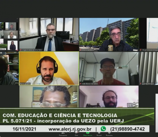 “Somos 100% a favor da integração e da incorporação da Uezo à Uerj”, declara presidente da Asduerj em audiência na Alerj