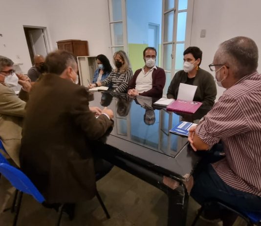 Reitoria e representação da Asduerj no CAp avaliam protocolos de segurança sanitária na unidade