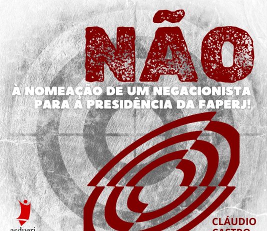 Nota de repúdio à indicação do novo Presidente da Faperj