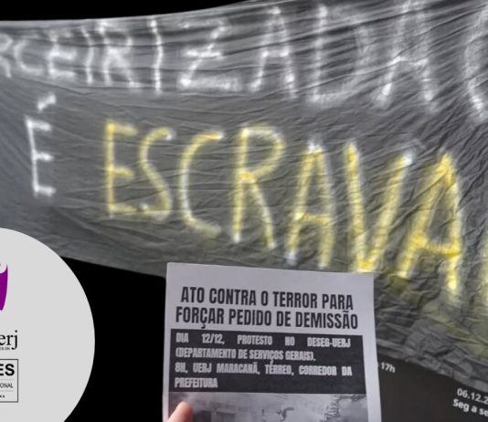 Em defesa da dignidade dos/as trabalhadores/as da limpeza e asseio da Uerj