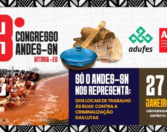 Asduerj participará do 43º Congresso do Andes-SN em Vitória (ES)