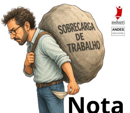 Nota da Asduerj sobre os repetidos atrasos dos salários dos docentes substitutos