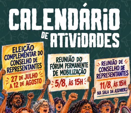 A mobilização continua!