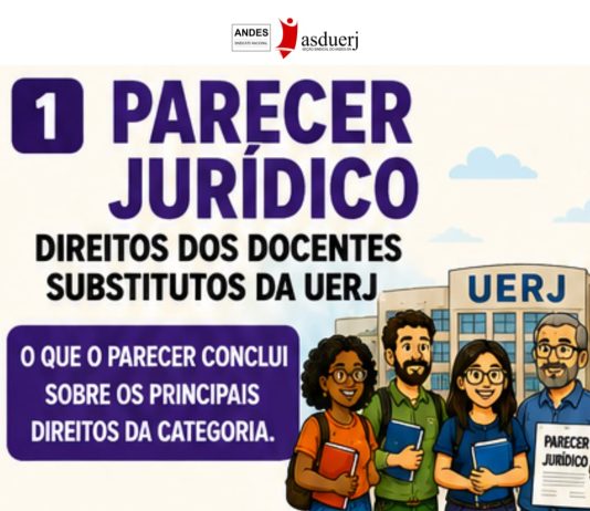 Asduerj divulga parecer jurídico sobre demandas dos docentes substitutos da Uerj