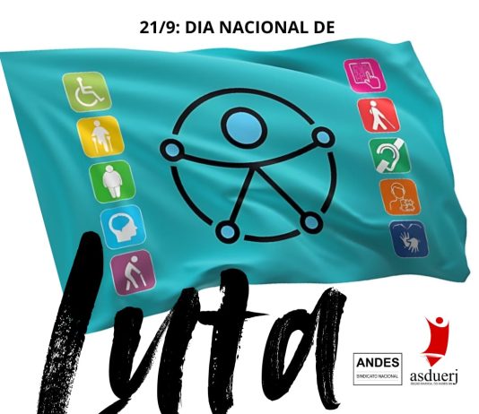 21 de setembro: Dia Nacional de Luta das pessoas com deficiência