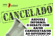 ATENÇÃO: Debate cancelado